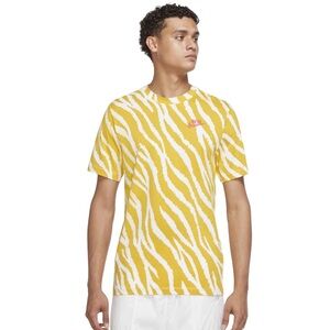 NIKE Tiger Striped AOP T-Shirt sz
3XL Yellow White